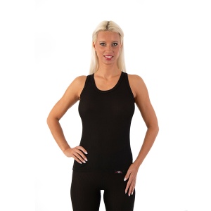 Moto Jitka - Termo tílko dámské černé sportovní střih 