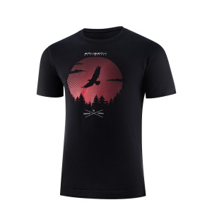 Brubeck - Termo triko merino vlna černé/růžové SS1265