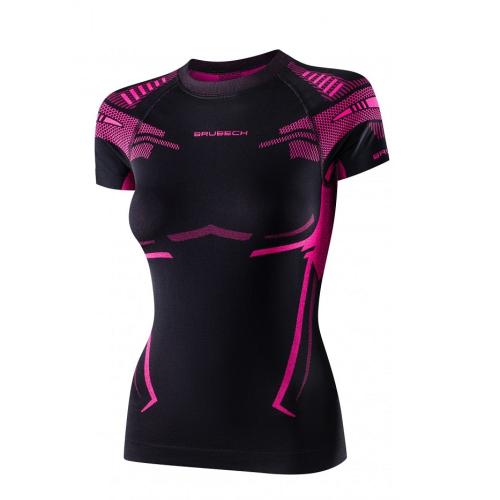 Brubeck - Triko Dry dámské černo/růžové