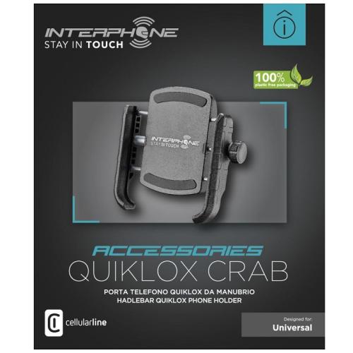 Interphone - Univerzální držák Interphone Crab QUIKLOX