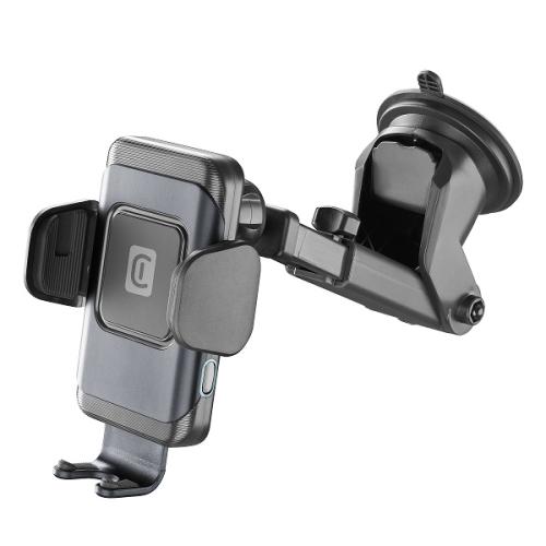 Cellularline - Univerzální držák do auta CellularLine Hug Air s bezdrátovým nabíjením, 10W, černý