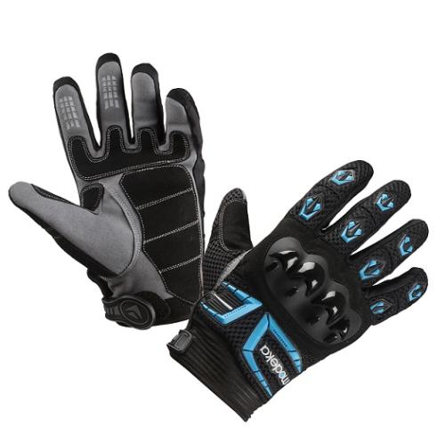 Modeka - Motocyklové rukavice MX TOP černá/modrá