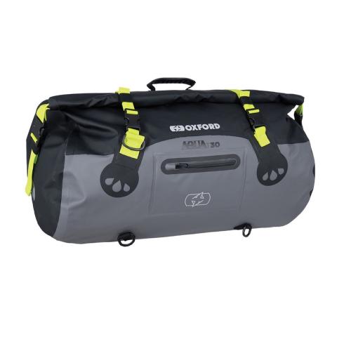 Oxford - Vodotěsný vak Aqua T-30 ROLL BAG šedo/žlutý  30 L