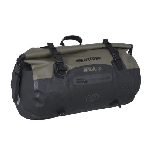 Oxford - Vodotěsný vak Aqua  T- 30 roll khaki/černý 