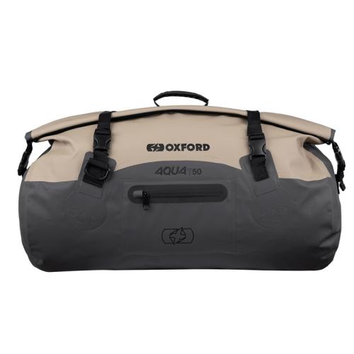 Oxford - Vodotěsný vak Aqua T-50Roll bag písková/černá 